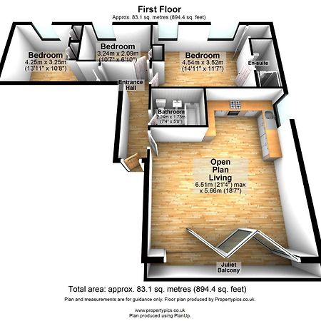 Spacious, 3 Bedroom, 2 Bathroom, Surbiton ภายนอก รูปภาพ